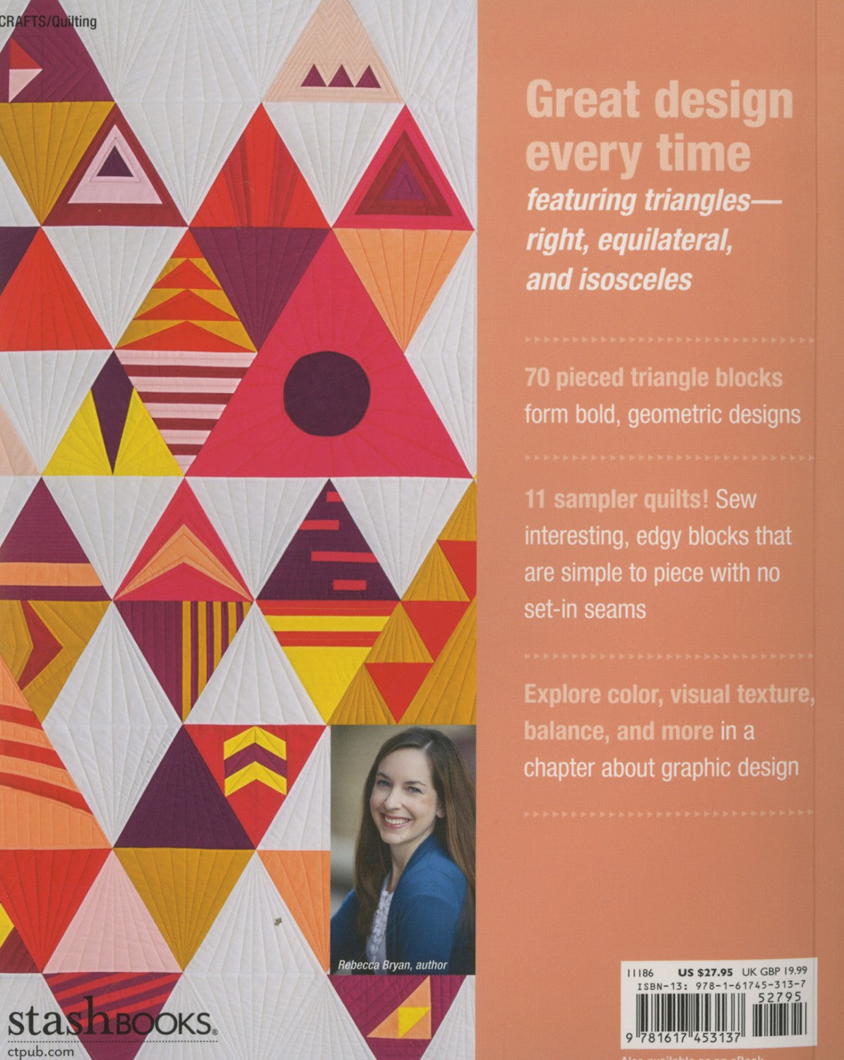 Patchwork moderne en forme de triangle