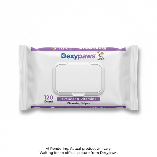Sachet de lingettes nettoyantes 120 unités – Lavande et vitamine E