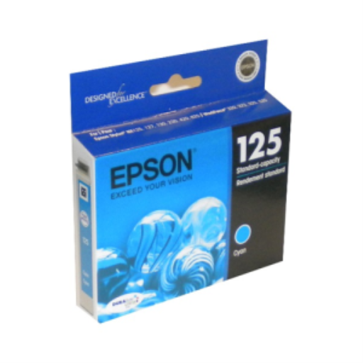 Cartouche d'encre cyan originale Epson 125 T125220S