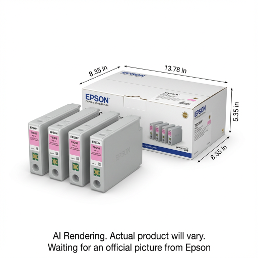 T80060v Epson UltraChrome Pro Vivid Light Magenta Multi-Pack (4) Ink Cartridge 700 ML