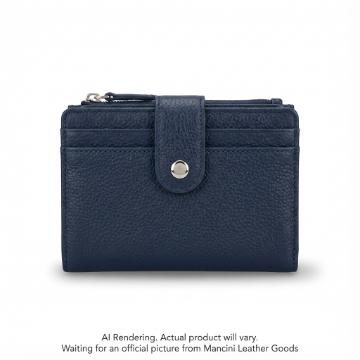 Portefeuille pochette RFID femme à grain galet