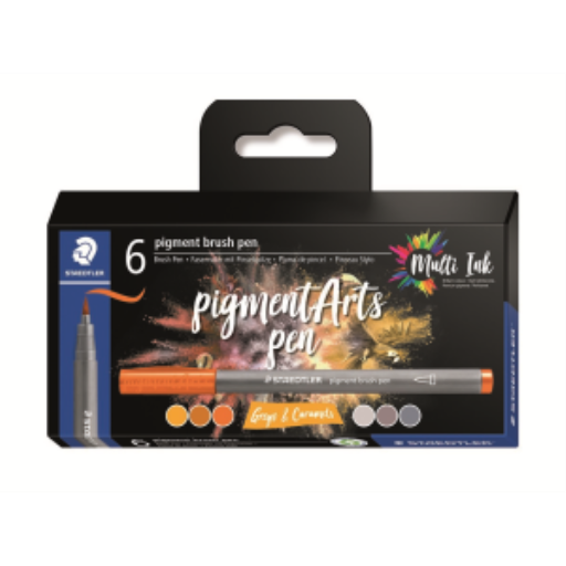 Pigment arts Gris & Caramels pinceau