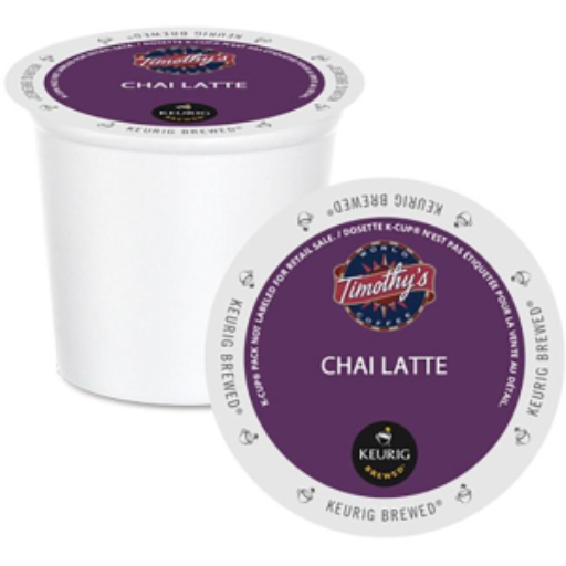 TEA-K CUP TIMOTHY'S CHAI LATTE (10817) 24/BX