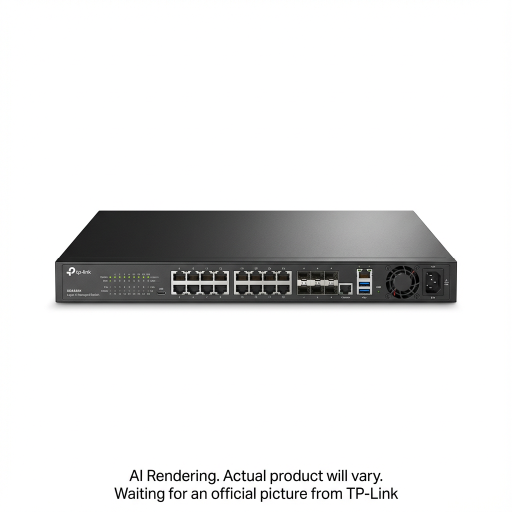 Omada 24-Port Gigabit Stackable L3 Managed Switch with 4 10GE SFP+ Slots