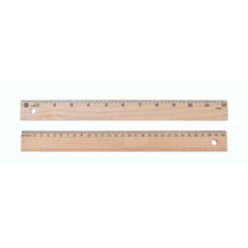 30cm/12" – Metal Edge, Single Bevel Style /
30cm/12 po – biseau unique - arête en métal