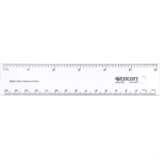 15cm/6” – 1/16” & mm Scales /
15cm/6 po – 1/16 po et mm