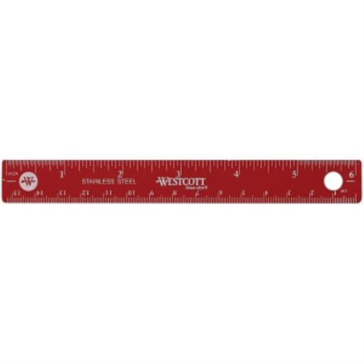 15cm/6" – Inch/Metric, Assorted Colours /
15cm/6 po – pouces/métrique - couleurs assorties
