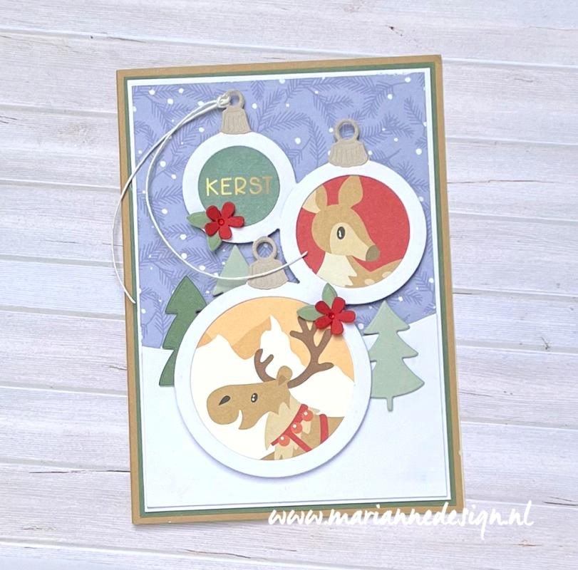 Marianne Design Animaux de Noël et d'Hiver d'Eline