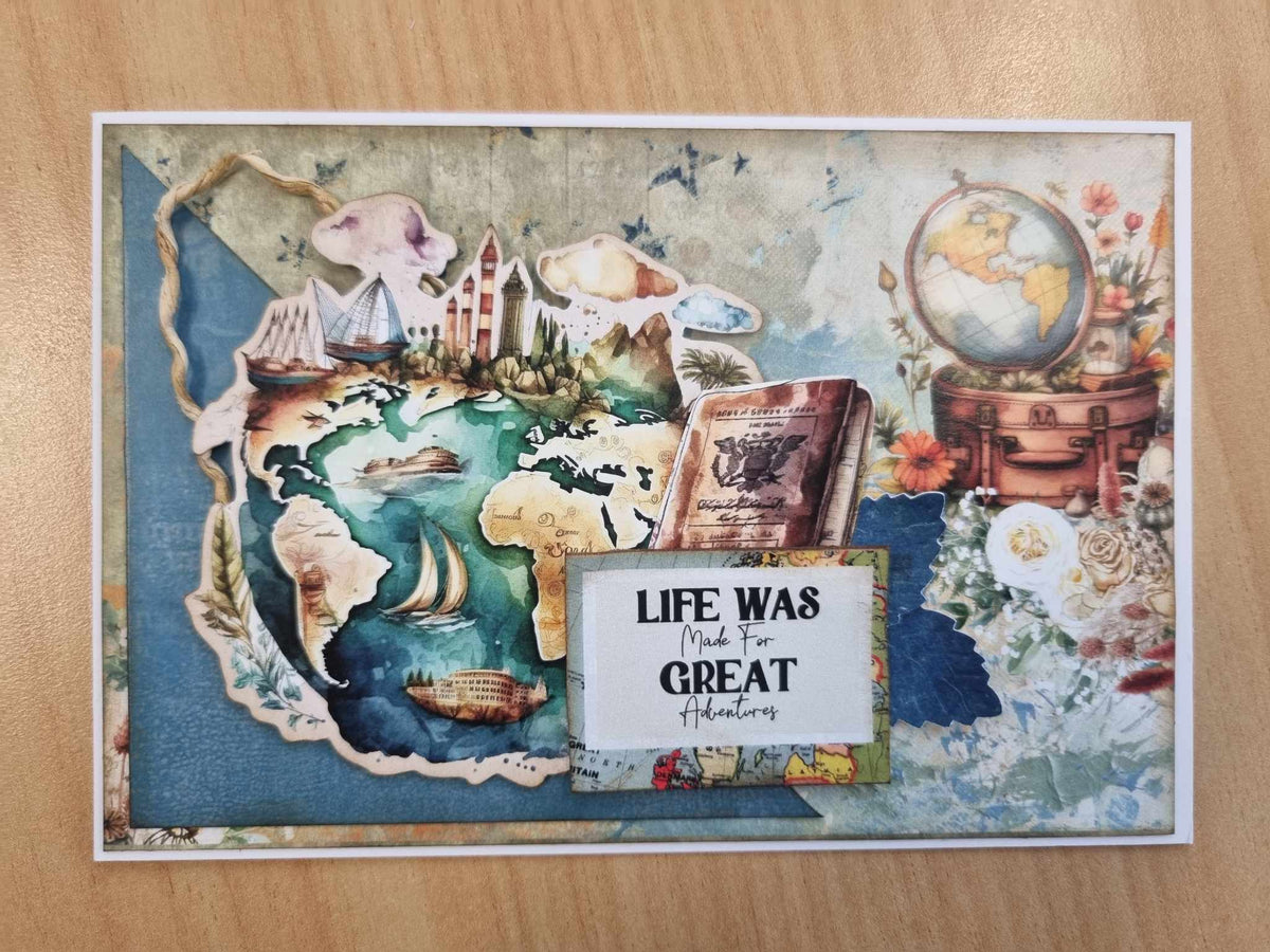 Pack de 6 cartes 10x15 cm Voyages Incroyables