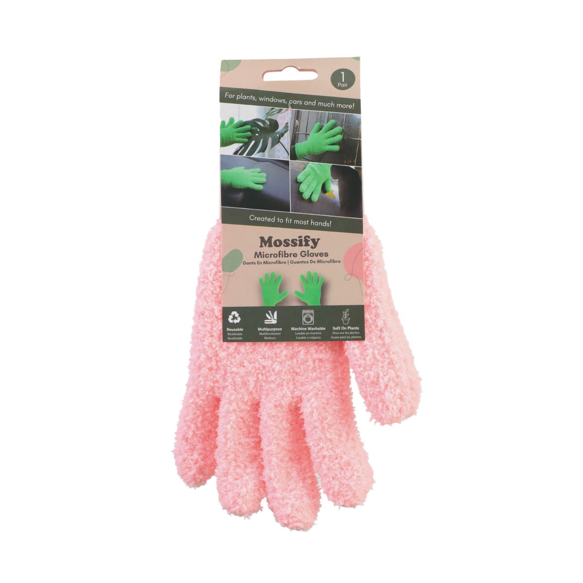 Gants en microfibres Leaf Shining