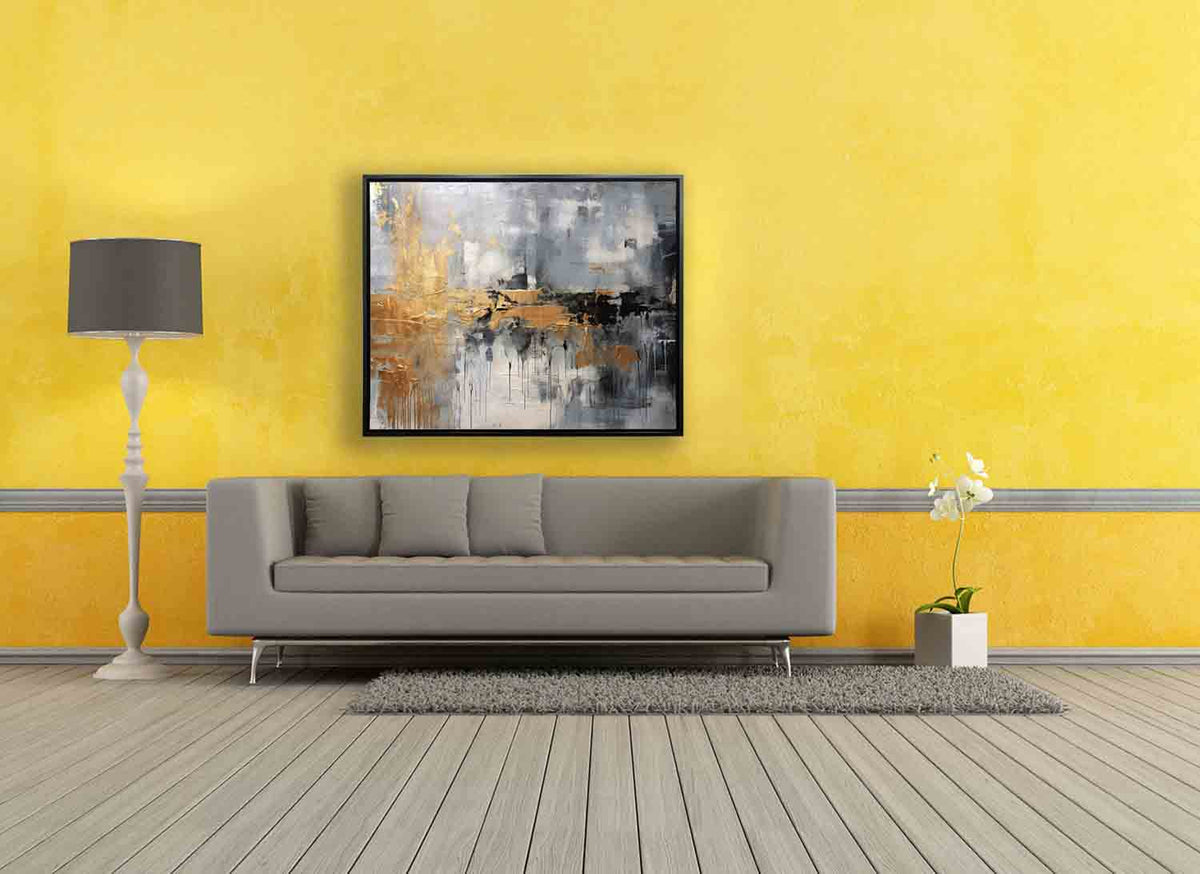 Art mural - Impression sur toile abstraite automne