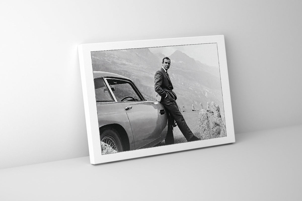 Tableau en toile prêt à accrocher James Bond