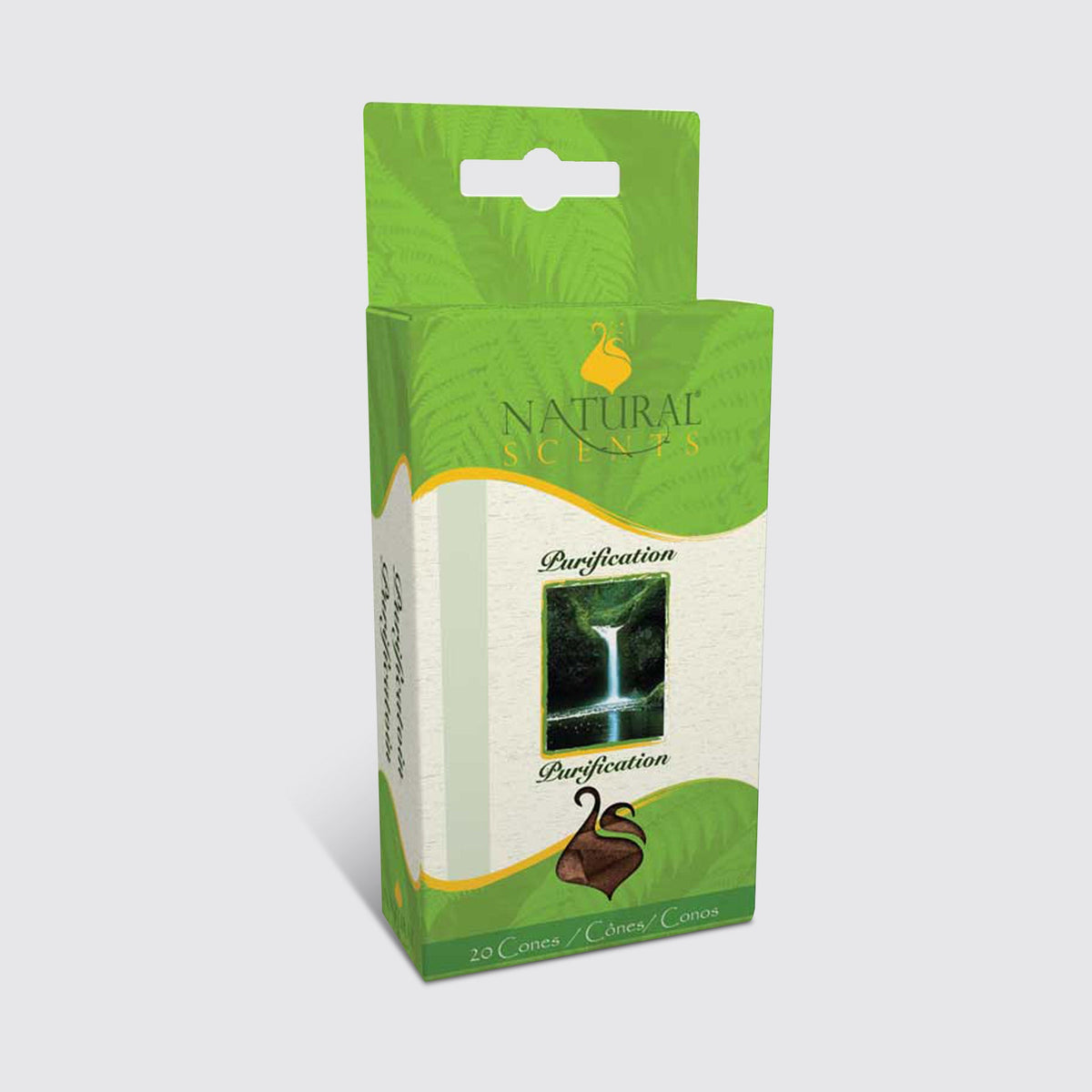 CĂ´nes d'encens purifiants parfums naturels