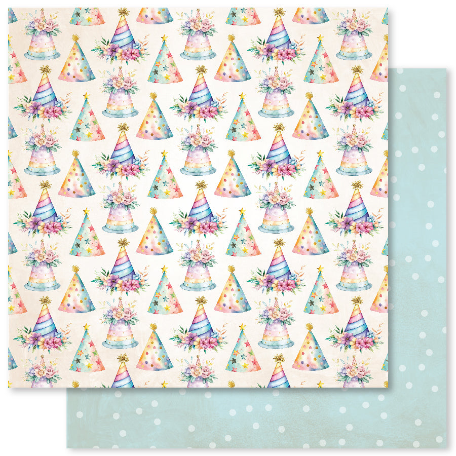 Papier « L'anniversaire amusant » 12 x 12 (paquet de 12) 33300