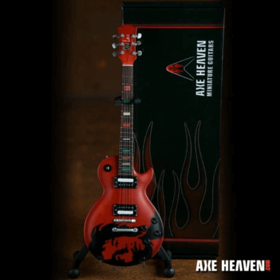 Miniature de guitare Bob Marley signature « One Love » (objet de collection)