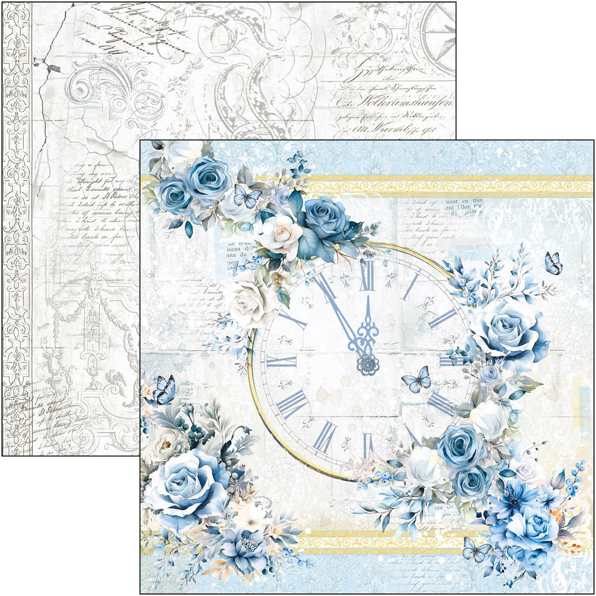 Bloc de papier à motifs Midnight Spell 30x30 cm 8 feuilles/paquet
