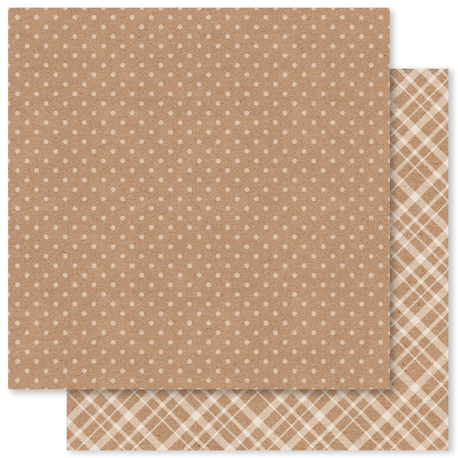 Collection de papiers 6x6 motifs Kraft de Charlie 33171