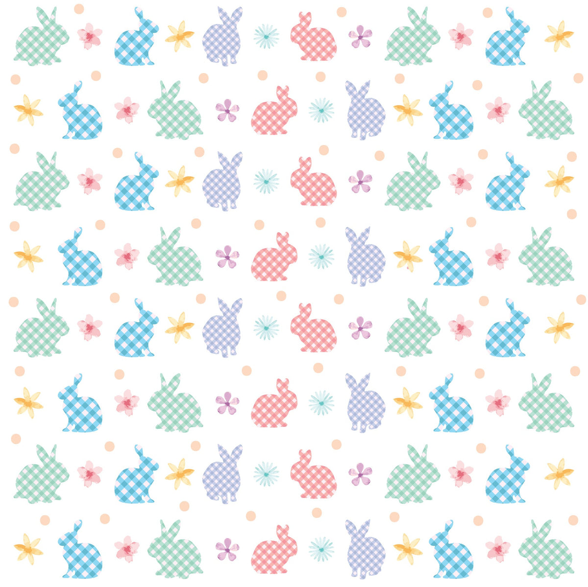Craft HTV Easter Plaid Rabbits