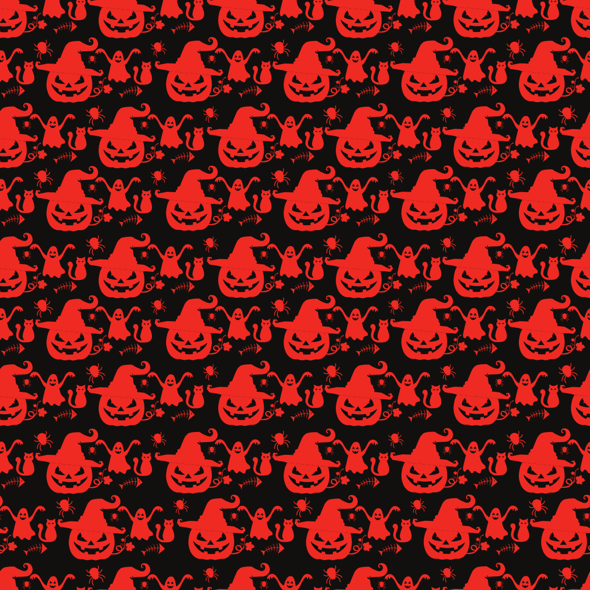 Vinyle thermocollant pour citrouille, fantôme et chat - Motif Halloween effrayant 2