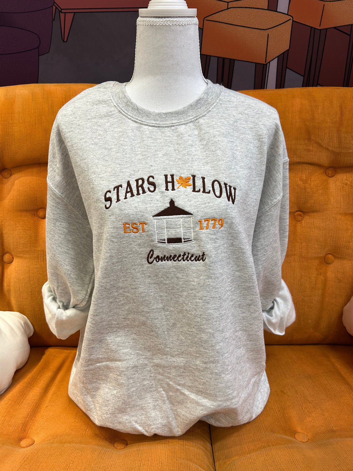 Sweat-shirt ras du cou Stars Hollow
