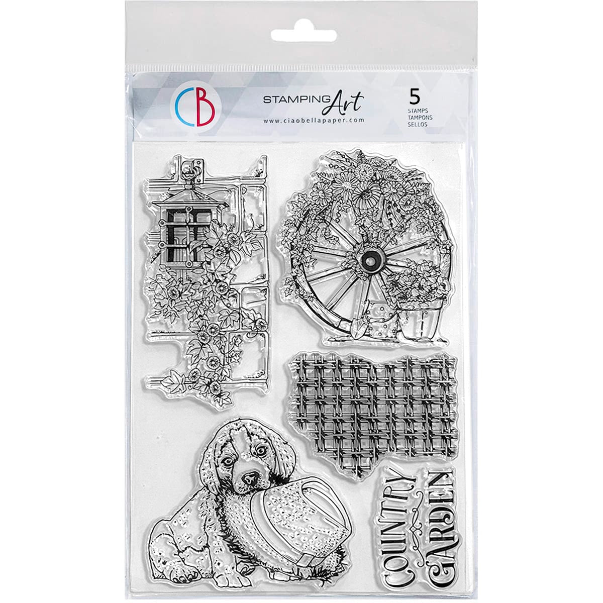 Ciao Bella Clear Stamp Set 15x20cm Vie à la Campagne