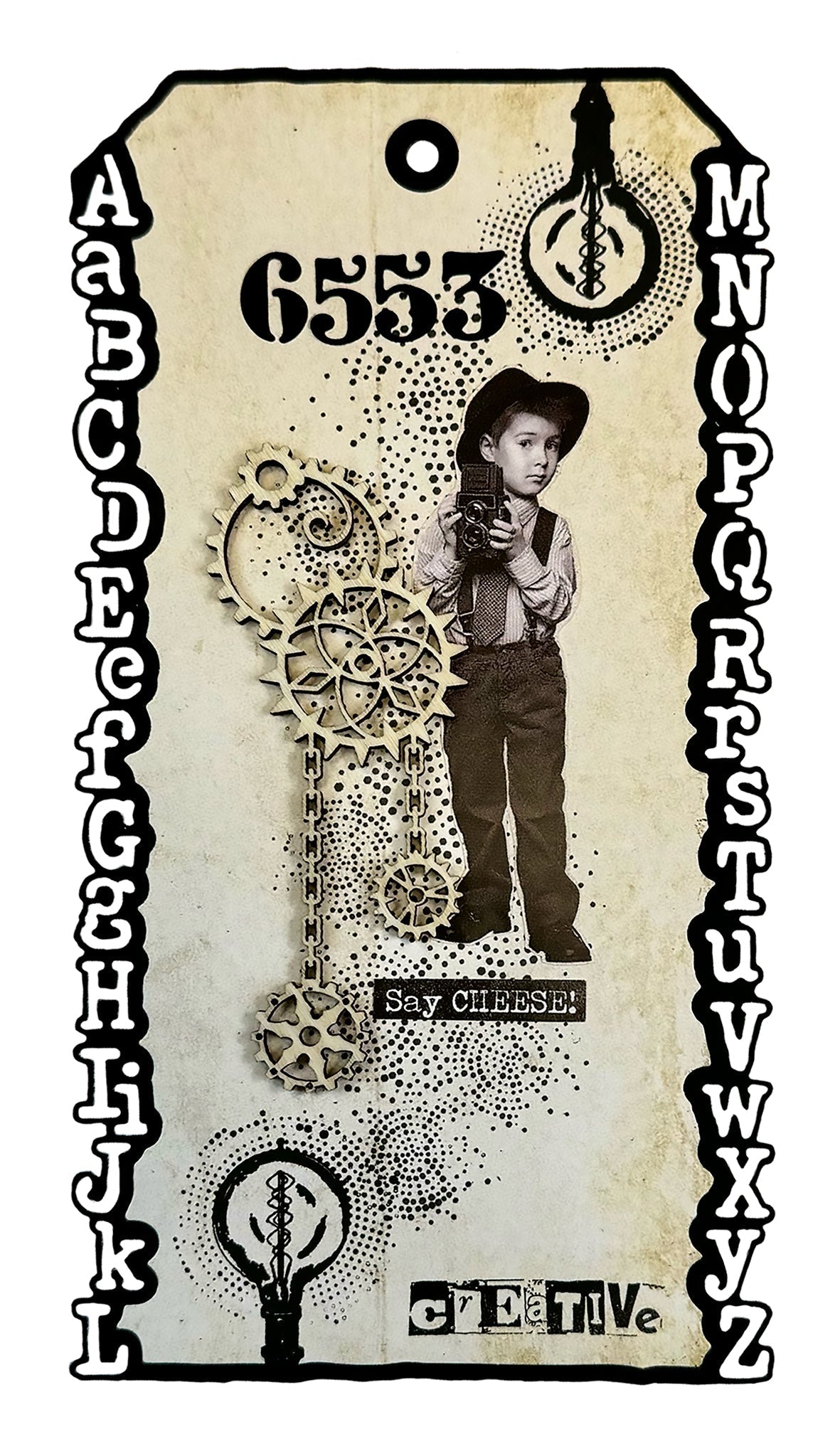 SL Tampon transparent Appareil photo grunge Collection Grunge 6 pièces