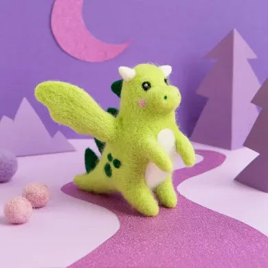 Kit de Feutrage à l'Aiguille Mini Dragon Bébé Hawthorn Handmade