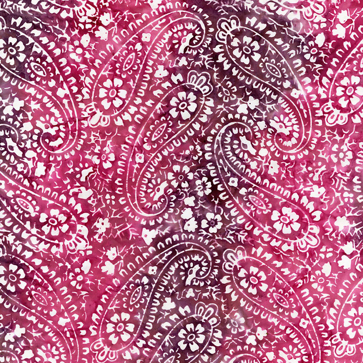 Timeless Treasures Tonga Batik - Fleur Cachemire - B2329-PRUNE
