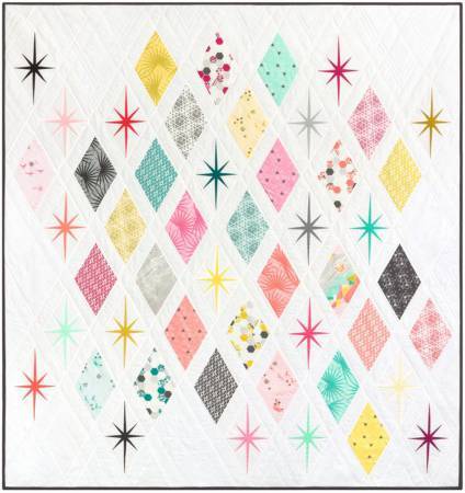 Courtepointe Atomic Starburst de Violet Craft