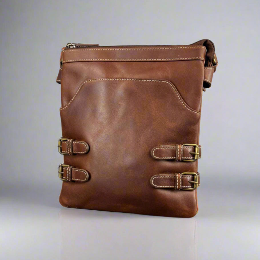 Sac en cuir pleine fleur Rugged Earth