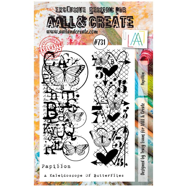 AALL & Create Planche de Tampons - 731 - Papillon