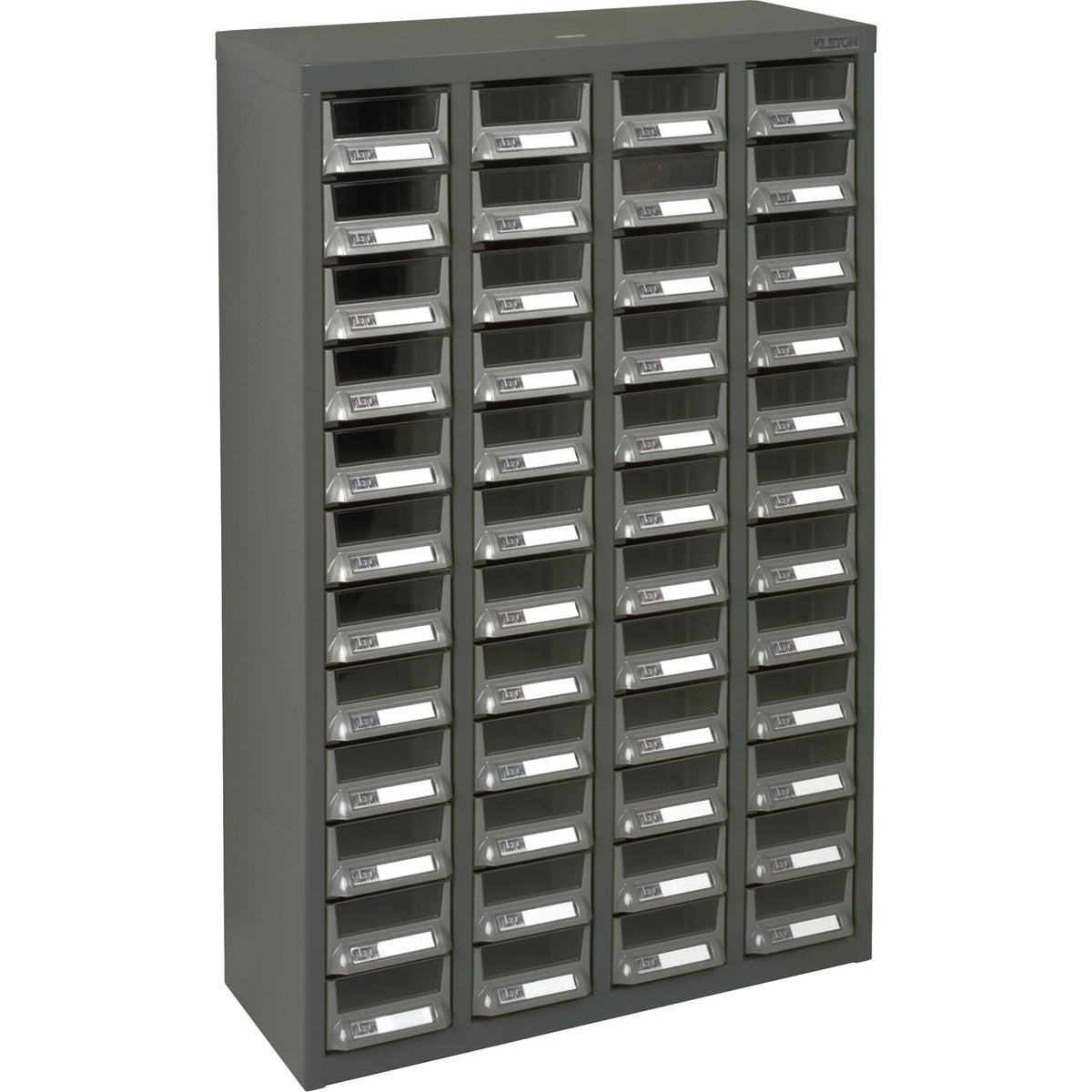 KPC-400 Meuble de rangement à tiroirs, Acier galvanisé, 48 tiroirs, 22-3/5" x 8-7/10" x 36-9/10", Gris