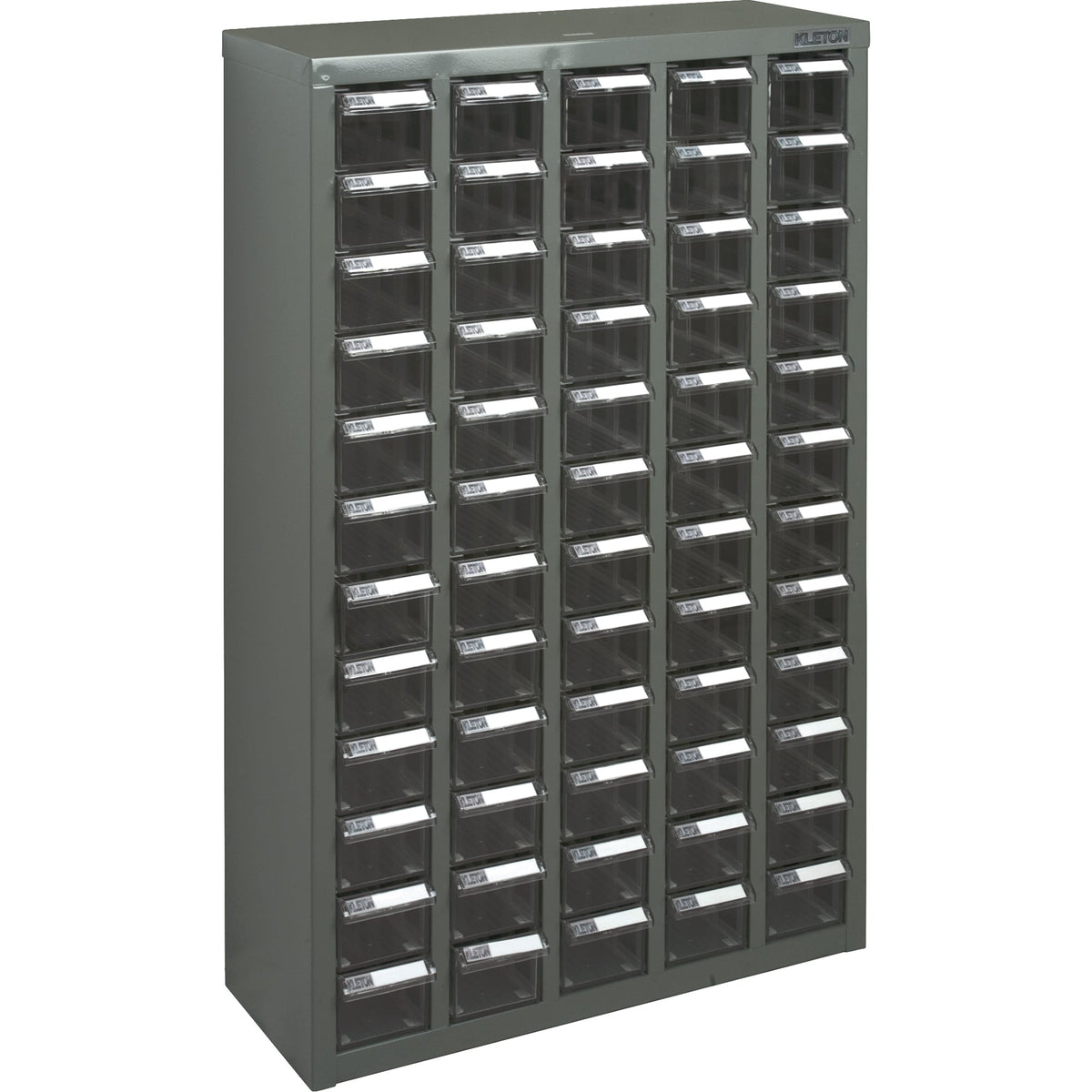 Meuble de rangement KPC-500, acier galvanisé, 60 tiroirs, 22-3/5" x 8-7/10" x 36-9/10", gris