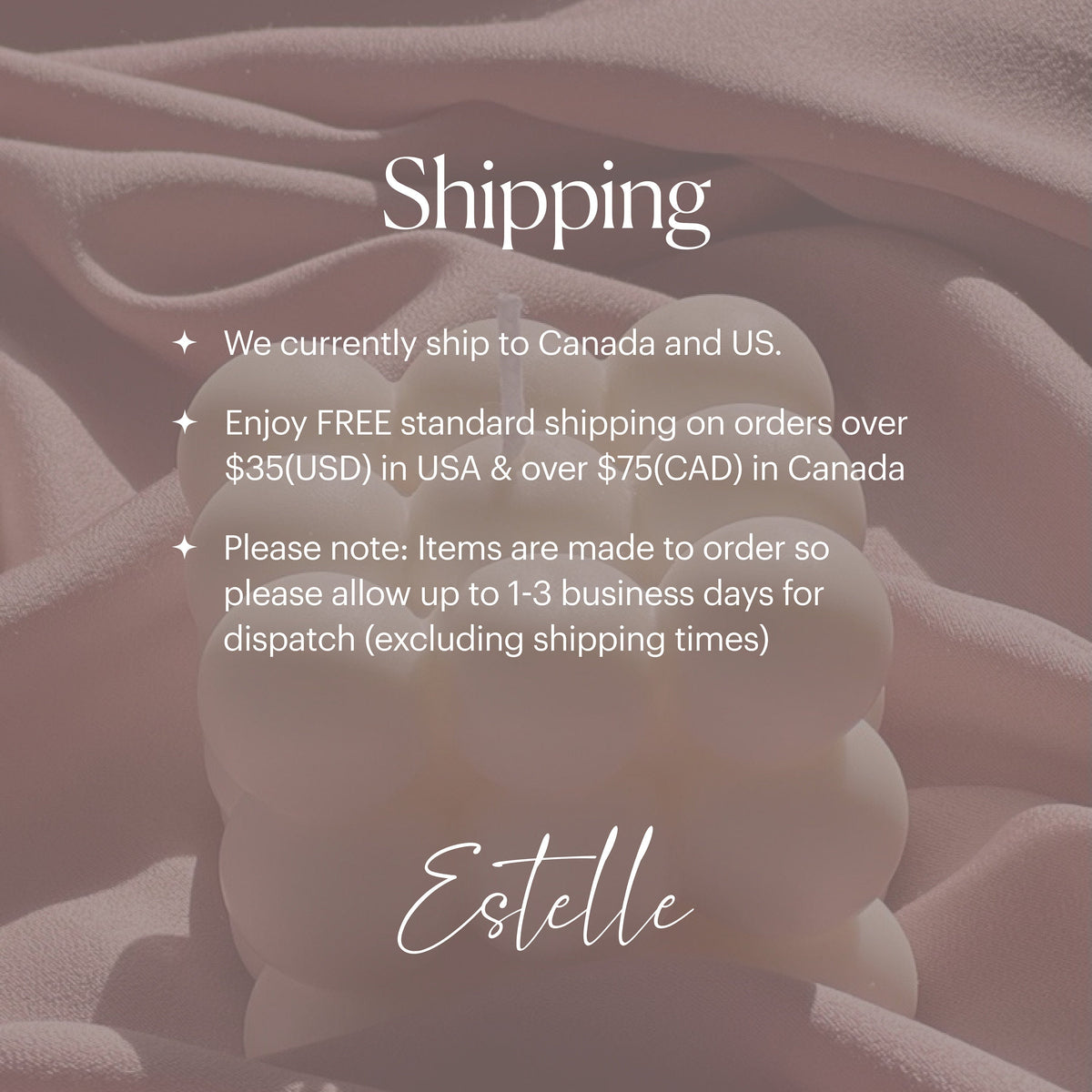 Teddy Bear Candle | Decorative Soy Wax Pillar, Nursery Decor