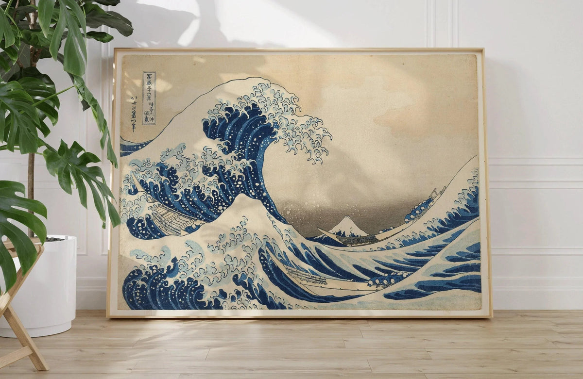 Katsushika Hokusai - Great Wave Off Kanagawa | PRINT | Famous Japanese Woodblock Art (available handframed or unframed)