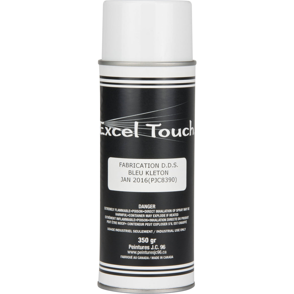 Peinture de retouche, aérosol, bleu Kleton