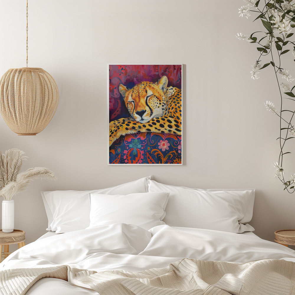 Décoration murale Guépard au repos