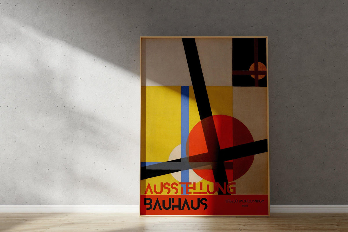 Vintage Bauhaus Exhibition Poster: László Moholy-Nagy Giclee Print