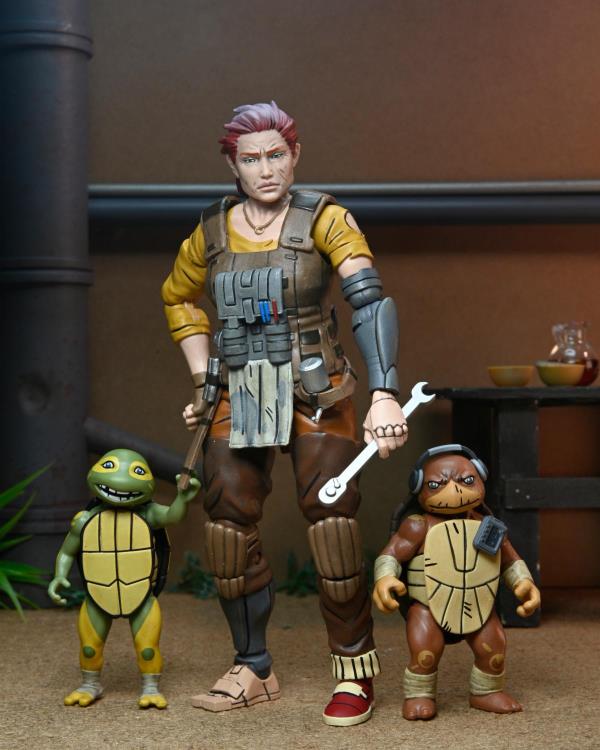 Teenage Mutant Ninja Turtles: The Last Ronin - Les années perdues Grammy April avec bébé Yi et Moja