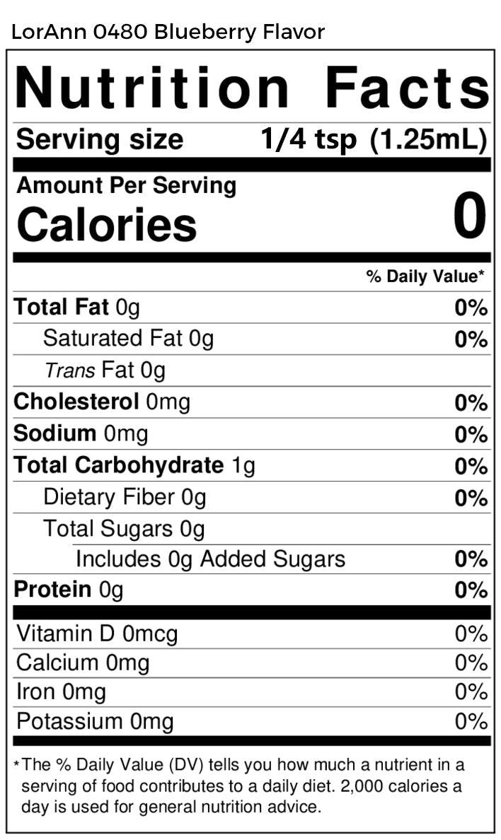Blueberry Flavoring - Super Strength Flavor 1 oz., 16 oz., 1 Gallon, 5 Gallons - Ships Free Within Canada on Orders Above CAD $199