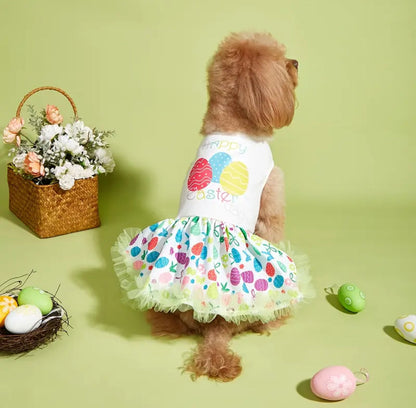 Robe de Pâques – Robe de luxe festive pour chien
