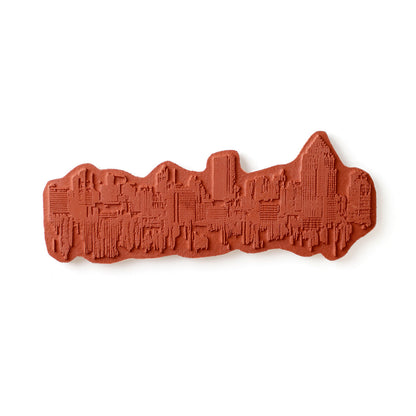 Set de tampons en caoutchouc prédécoupés Cityscape Reflections par Andy Skinner