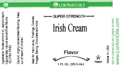 Irish Cream Flavoring - Super Strength Flavor 1 oz., 16 oz., 1 Gallon, 5 Gallons - Ships Free Within Canada on Orders Above CAD $199