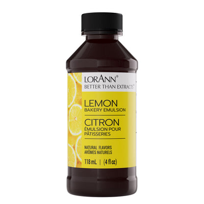 Lemon Bakery Emulsion - 4 oz. - 16 oz. - 1 Gallon - 5 Gallons - Bakery Emulsions Canada - Ships Free Within Canada on Orders Above CAD $199