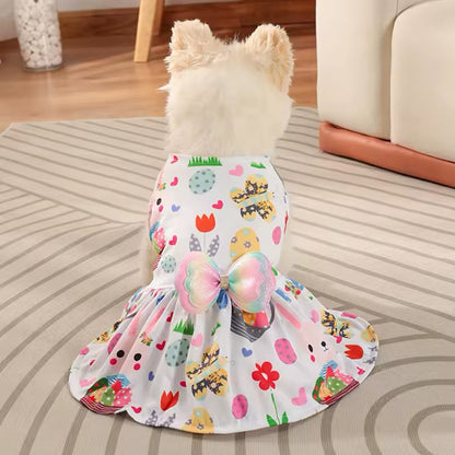 Robe de Pâques pour chien – Robe de luxe festive pour chien