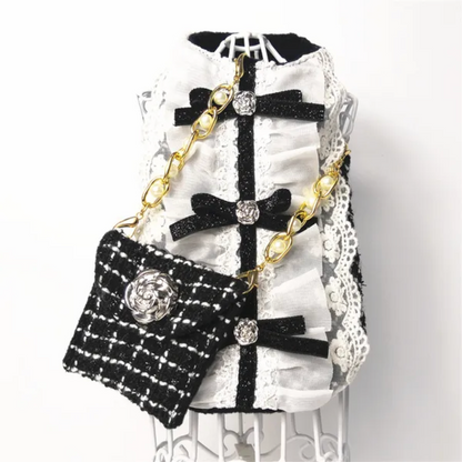 Robe et sac pour chien | Tenue de luxe pour chien Chewnel