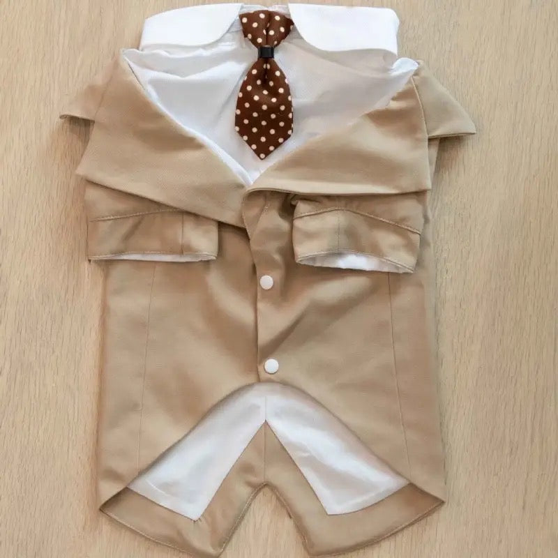 Smoking de mariage pour chien | Tenue de cérémonie