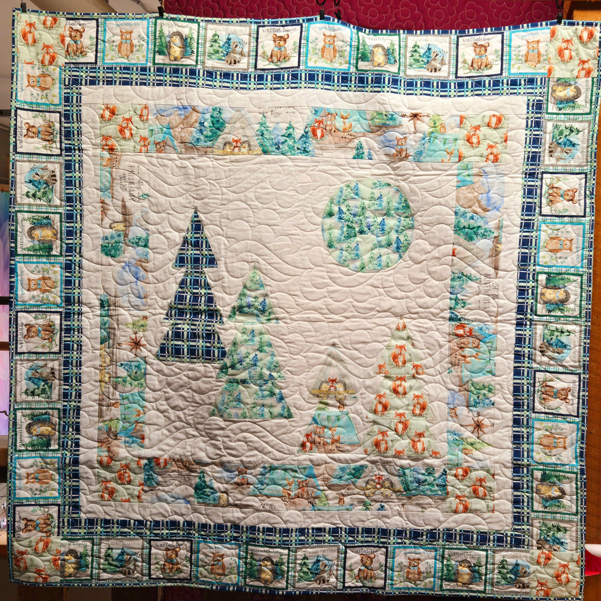 Store Sample- Baby Quilt- Forest Friends