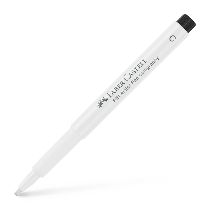 Faber-Castell - Pitt Artist Pen - Pointe biseautée calligraphie - Marqueur individuel