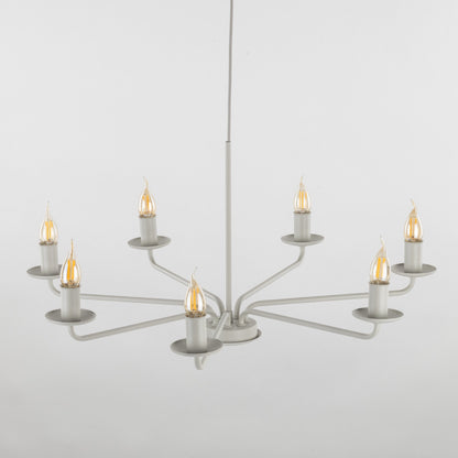 LIMAL Vintage Candle Chandelier Pendant Light for Dining Room, Living Room & Entryway